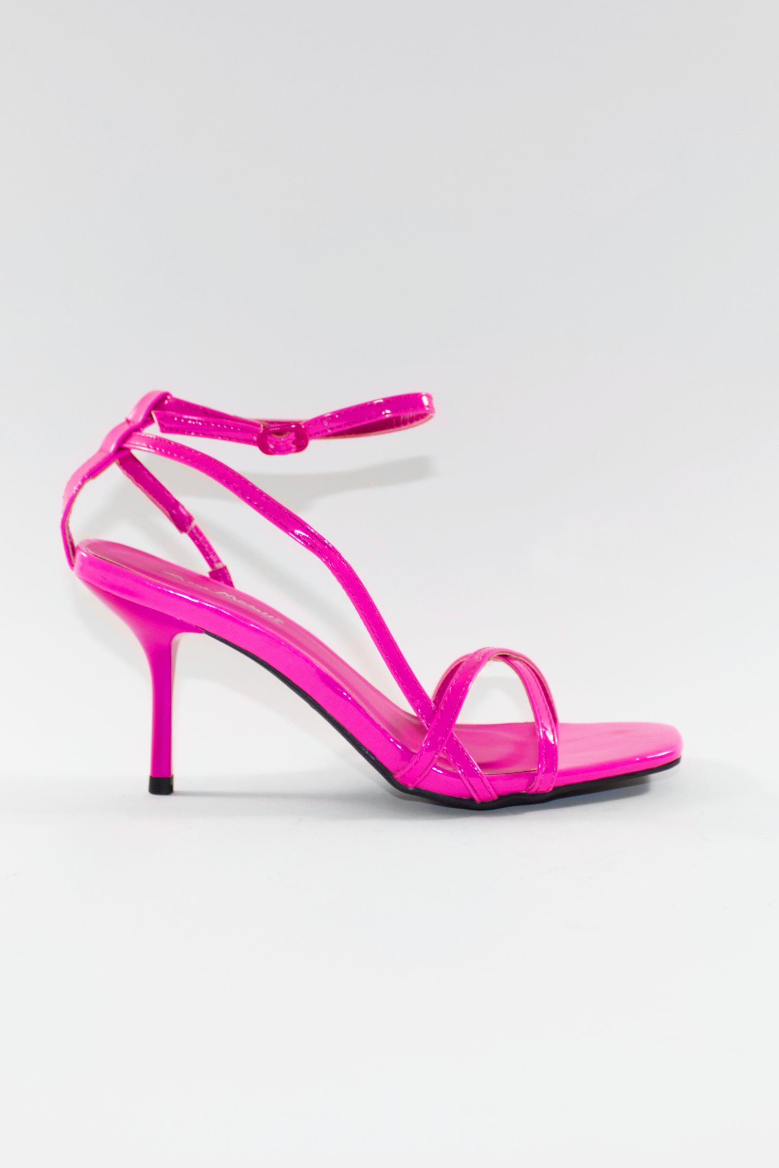 BETSY STRAPPY HEELS - HOT PINK
