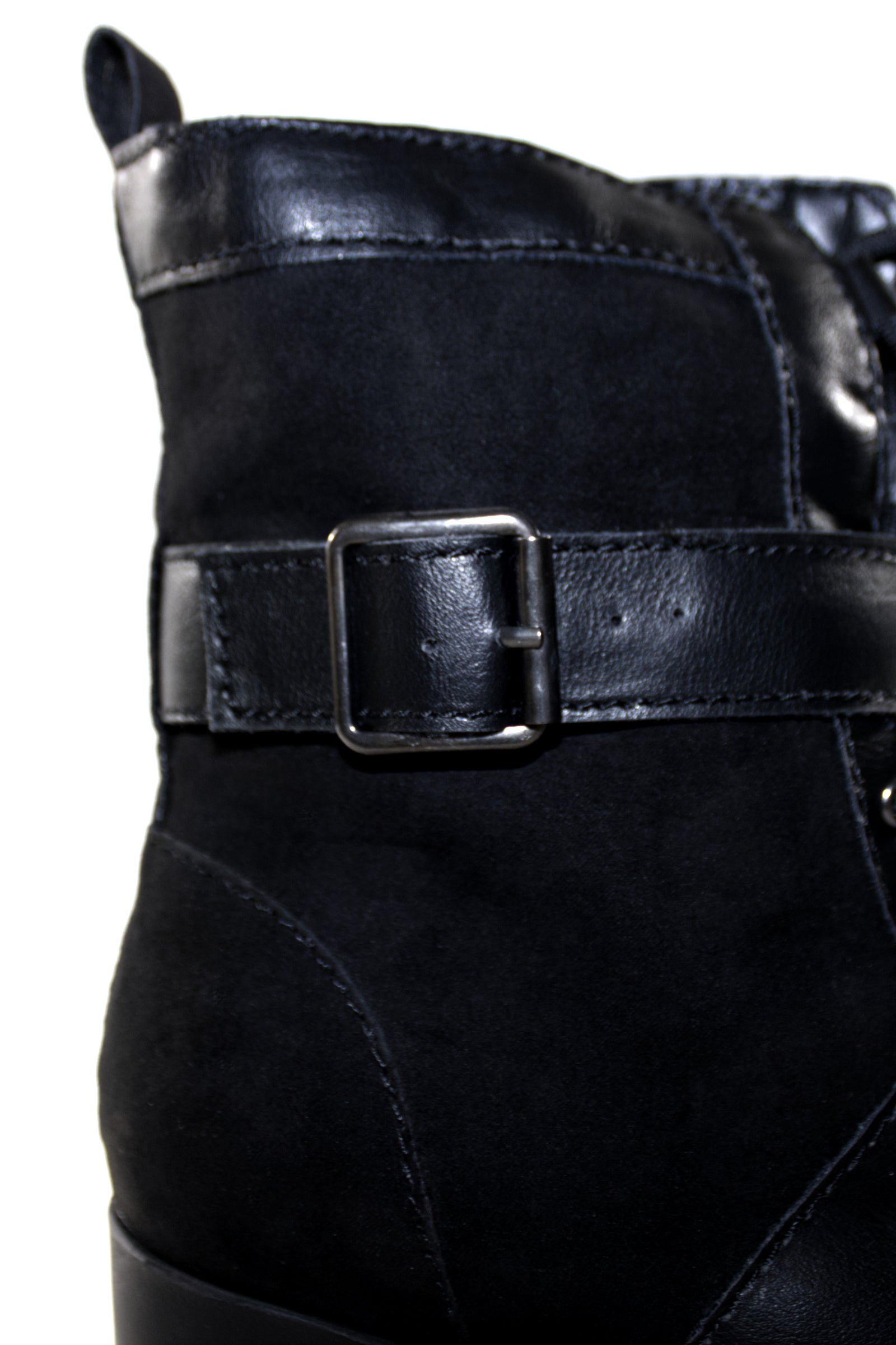 CARO PLATFORM BOOTS - BLACK