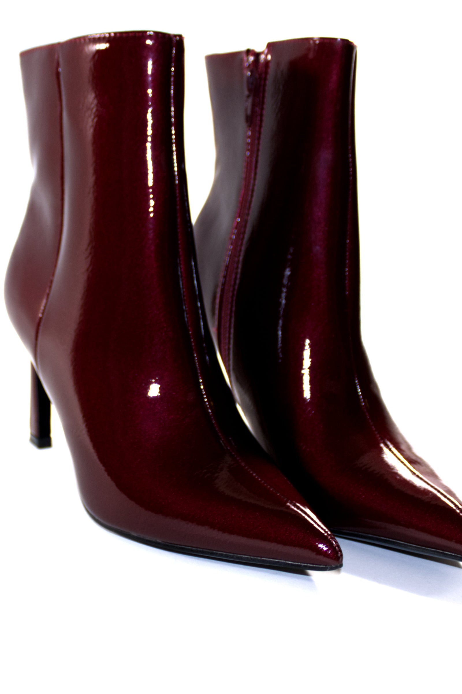 SCORPIO ANKLE BOOTS - BURGUNDY
