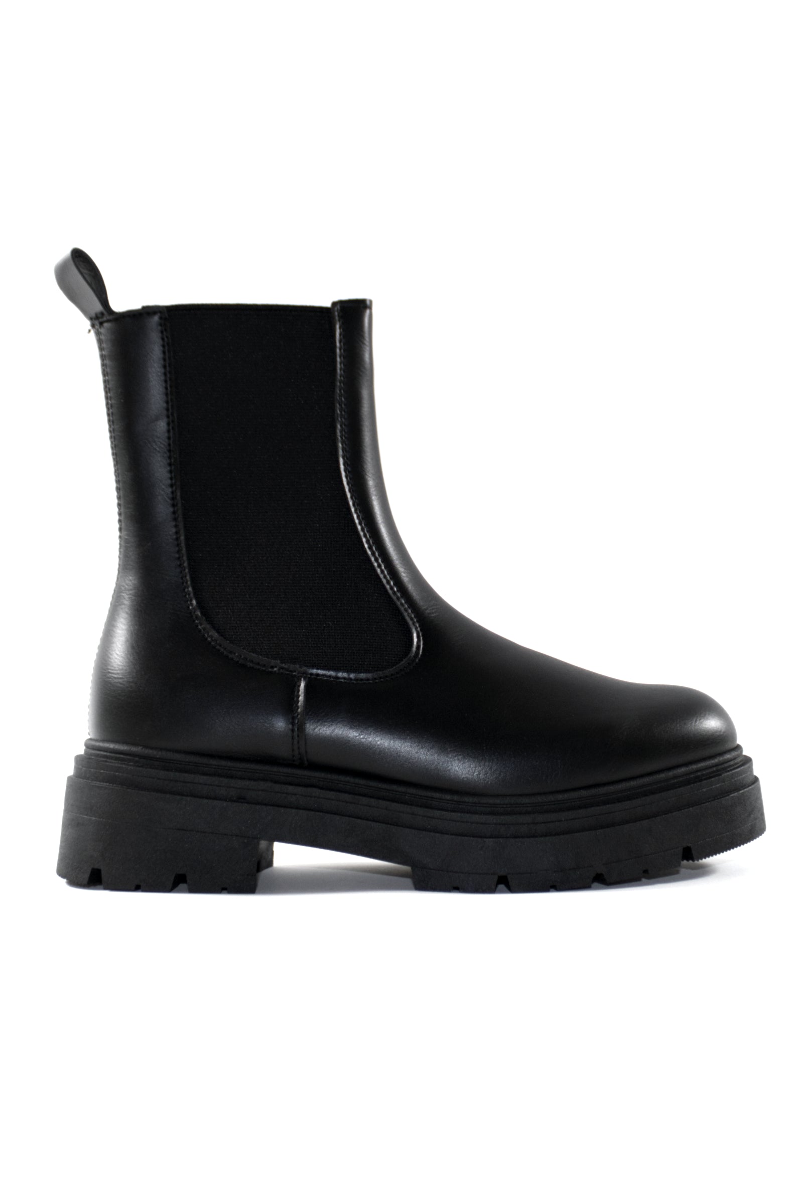 COMBAT PLATFORM BOOTS - BLACK