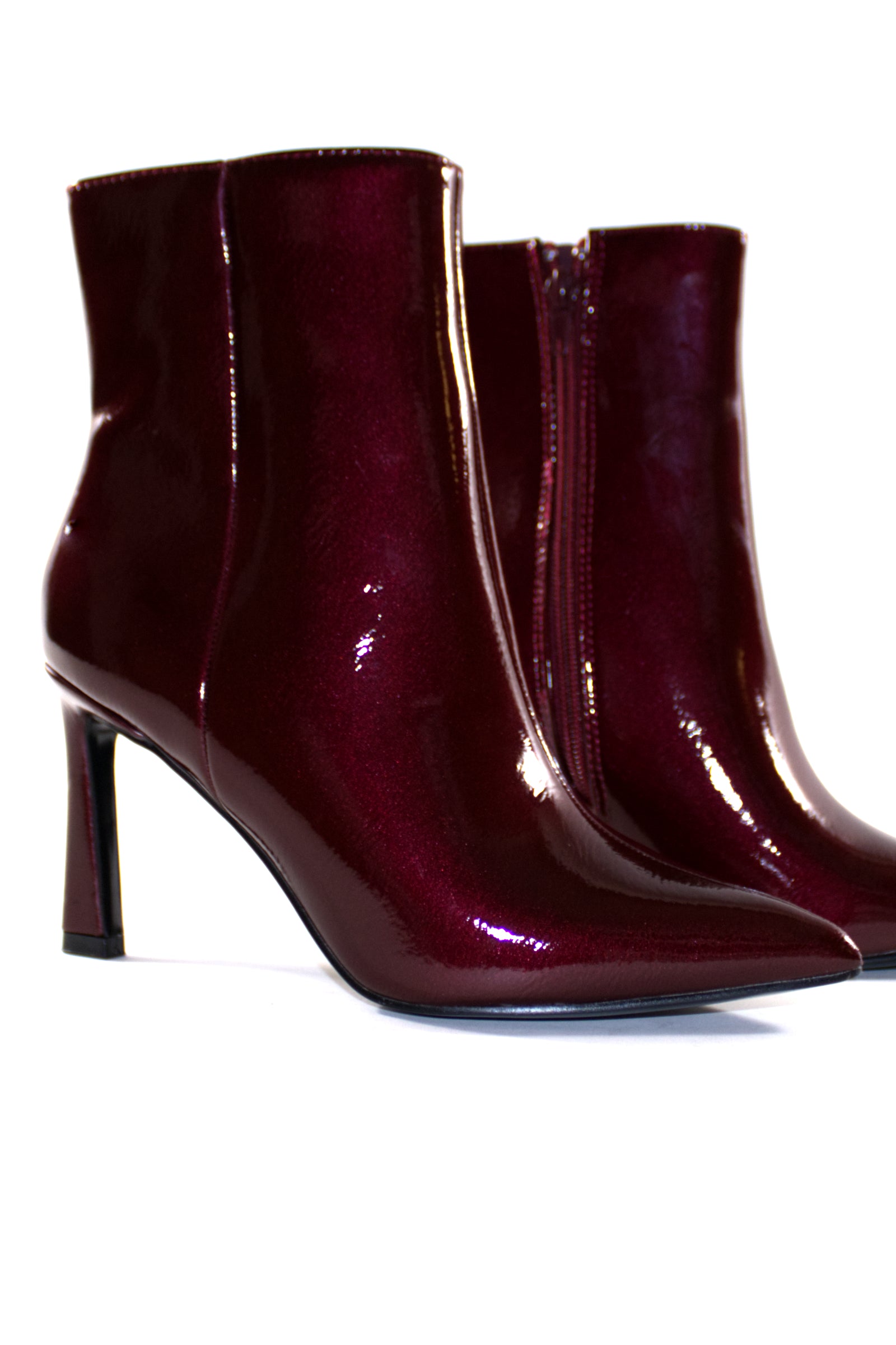 SCORPIO ANKLE BOOTS - BURGUNDY