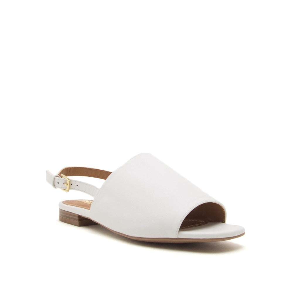 ALI ANKLE STRAP SANDALS - WHITE