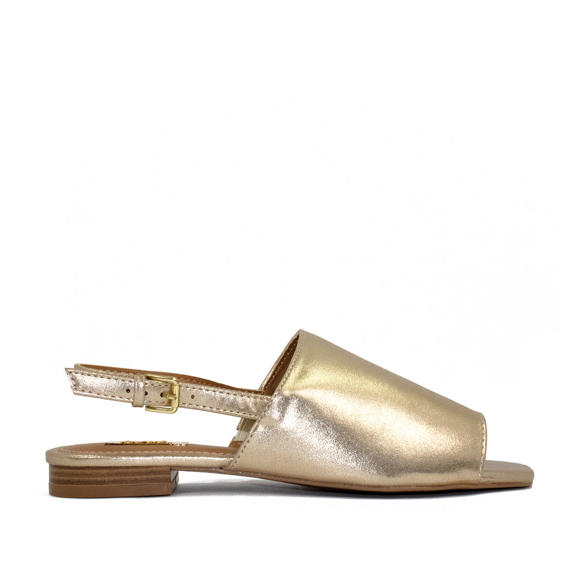 ALI ANKLE STRAP SANDALS - GOLD